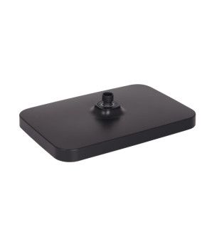 Лійка для верхнього душу Qtap Hlavova 330х220 мм прямокутна QTHLA107BLM45945 Black Matt