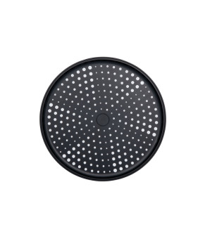 Лійка для верхнього душу Qtap Hlavova D 250 мм округла QTHLA107BLM45949 Black Matt