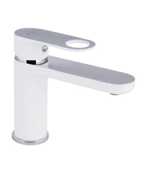 Смеситель для раковины Qtap Jay QTJAY270CRW45551 Chrome/White