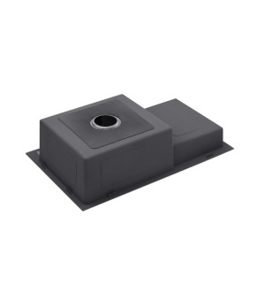 Комплект кухонна мийка Kroner Schwarze-7848RHM PVD + змішувач Edelstahl Klassisch-SCH035PVD + дозатор Spender-SCH049