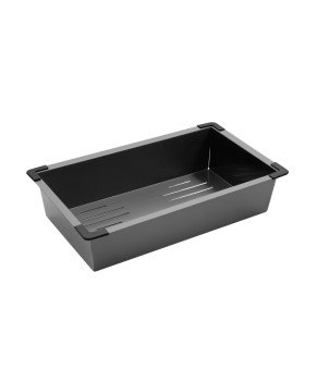 Комплект кухонна мийка Kroner Schwarze-6350HM PVD + змішувач Graz-GRP030 + дозатор Spender-026
