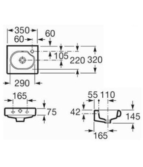 Раковина Roca Meridian A327249000