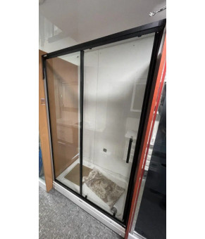 Душевая кабина Aquanil Minnesota Black 130х80х190 см прозрачное стекло (MINNESOTA130x90BLACK)