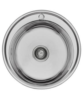 Кухонная мойка Lemax нержавеющая сталь + сифон (LE-5014 CH)
