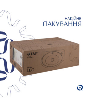 Раковина Qtap Leo 430x285x160 White (QT11111008RW)