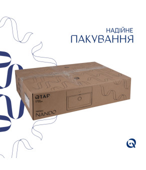 Раковина Qtap Nando LT 610х420х140 White (QT12116146W)