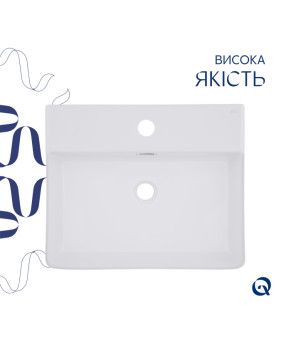 Раковина Qtap Nando LT 500х420х130 White (QT12116146AW)