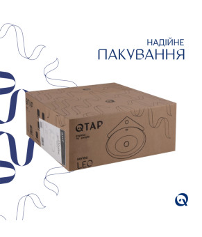 Раковина Qtap Leo 380x360x130 White (QT11115010WN)