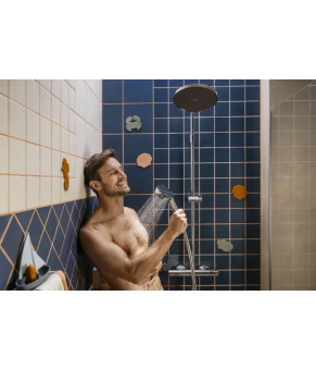 Душевая система Hansgrohe Activera S 240 1jet EcoSmart с термостатом Ecostat Fine Varia хром (28078000)