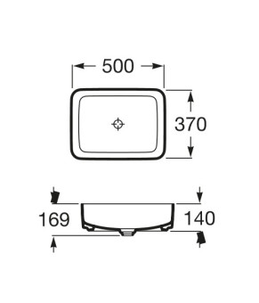 Раковина Roca Inspira Square A327530000