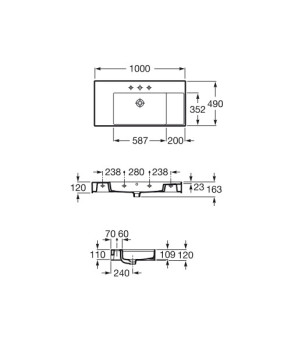 Раковина Roca Inspira  A32752A000