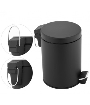 Корзина для мусора YOKA LABI BLACK 3л. для ванной комнаты (CH.LABI-BLK)