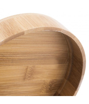 Корзина для мусора YOKA BIN BLACK BAMBOO 3л. для ванной комнаты (CH.BIN-BLK)
