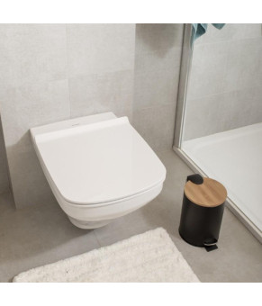 Корзина для мусора YOKA VINI BLACK BAMBOO 3л. для ванной комнаты (CH.VINI-BLK)