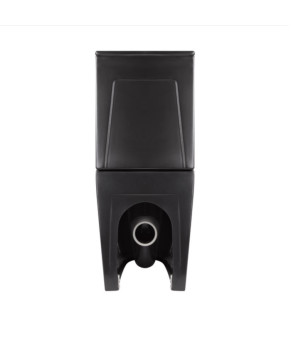 Унитаз Qtap Robin Ultra Quiet безободковый Soft-close, Черный матовый (QT13226083AMB)