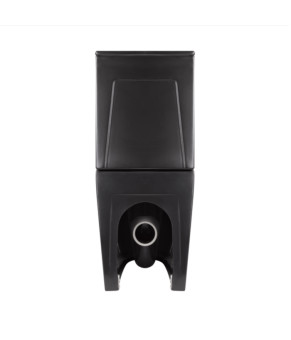 Унитаз Qtap Robin Ultra Quiet безободковый Soft-close, Черный матовый (QT13226083AMB)