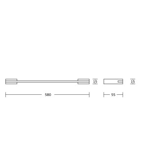 Вешалка для полотенец VBI NEPTUNE CHROME  (VBI-040507CH)