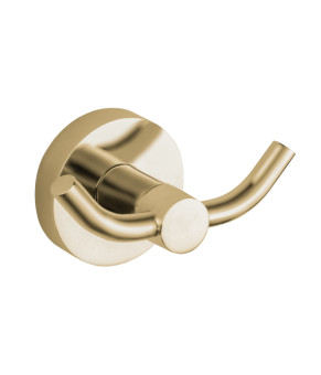 Крючок для полотенец VBI VENUS BRUSHED GOLD двойной