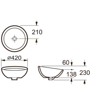 Раковина Roca Bol A327876000