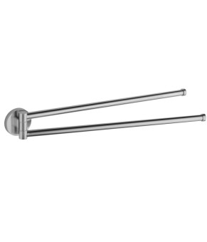 Вешалка для полотенец VBI VENUS NICKEL поворотная двойная (VBI-040018NI)