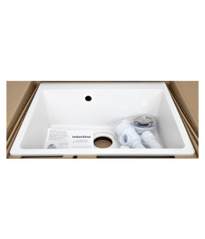 Кухонная мойка INTERLINE CAVA MAXI white