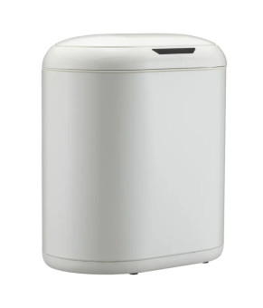 Мусорное ведро сенсорное овальное Mixxus Premium Topper-TC0112 White 12л цвет белый (MI7082)