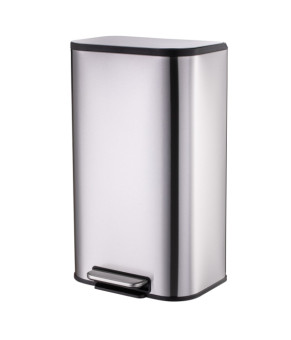 Ведро для мусора Mixxus Cubic-TC0112 SS Color 12л с плавным закрытием (MI7089)