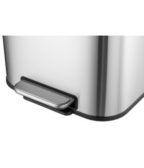 Ведро для мусора Mixxus Cubic-TC0112 SS Color 12л с плавным закрытием (MI7089)