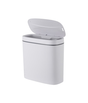 Мусорное ведро сенсорное овальное Mixxus Flat-TC0109 White 9 л цвет белый (MI7074)