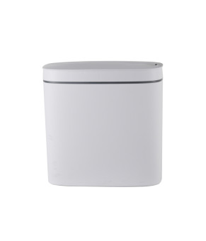 Мусорное ведро сенсорное овальное Mixxus Flat-TC0109 White 9 л цвет белый (MI7074)