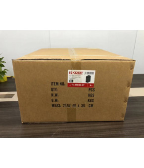 Ведро для мусора с плавным закрытием прямоугольное Koer TC-010108-07 8 л цвет графит (KR5591)