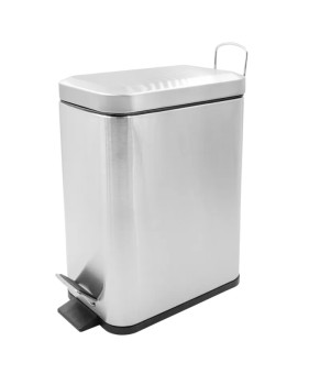 Ведро для мусора Zerix Sansa-TC0105 SS 5л (ZX5893)
