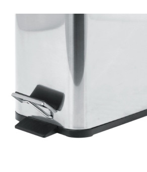 Ведро для мусора Zerix Sansa-TC0105 SS 5л (ZX5893)