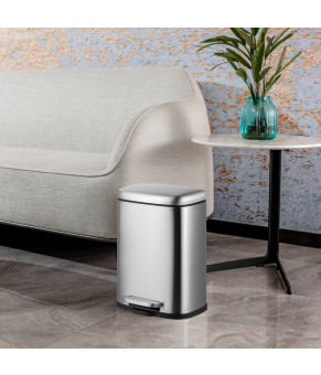 Ведро для мусора Mixxus Premium Style-TC0305 SS с плавным закрытием 5л (MI7060)