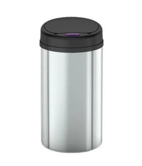Сенсорное ведро для мусора Mixxus Premium Ellipse-TC0109 Chrome-Black 9л (MI7083)