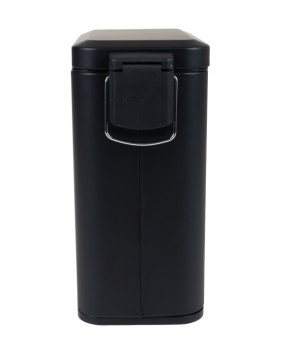 Ведро для мусора Zerix Sansa-TC0105 Black 5 л с плавным закрытием, черное матовое (ZX5894)