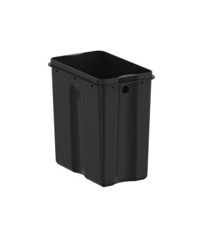 Мусорное ведро Koer с плавным закрытием прямоугольное 10 л серое (KR5599)