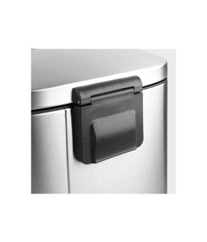 Мусорное ведро Mixxus Bevel-TC0112 SS Color 12л с педалью и плавным закрытием, нержавеющая сталь (MI7087)
