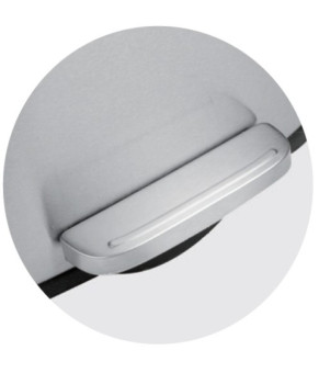 Мусорное ведро Mixxus Bevel-TC0112 SS Color 12л с педалью и плавным закрытием, нержавеющая сталь (MI7087)