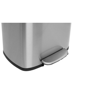 Мусорное ведро Mixxus Bevel-TC0112 SS Color 12л с педалью и плавным закрытием, нержавеющая сталь (MI7087)