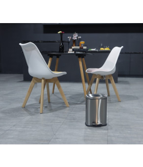 Мусорное ведро Mixxus Bevel-TC0112 SS Color 12л с педалью и плавным закрытием, нержавеющая сталь (MI7087)