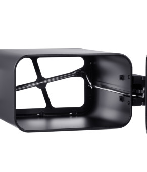 Ведро для мусора Mixxus Premium Quadro-TC0105 Black 5л с плавным закрытием, матовое черное (MI7061)
