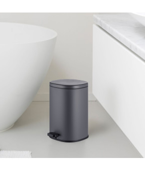 Ведро для мусора Mixxus Premium Olivary-TC0105 Graphite 5 л (MI7063)