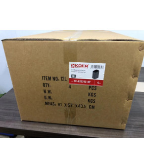 Сенсорное ведро для мусора Koer TC-020312-07 12 л графит (KR5587)
