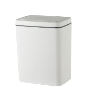 Мусорное ведро сенсорное прямоугольное Mixxus WAVE-TC0110 White 10 л цвет белый (MI7073)
