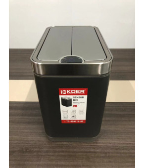 Сенсорное ведро для мусора Koer TC-020112-07 12 л графит (KR5583)