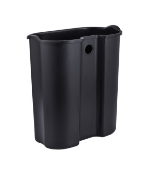Ведро для мусора Mixxus Premium Topper-TC0205 SS Color 5л овальное с плавным закрытием, нержавеющая сталь (MI7059)