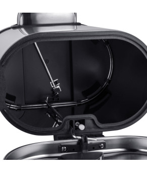 Ведро для мусора Mixxus Premium Topper-TC0205 SS Color 5л овальное с плавным закрытием, нержавеющая сталь (MI7059)