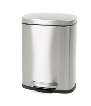 Мусорное ведро с плавным закрытием прямоугольное Mixxus Bevel-TC0105 SS Color 5л цвет ржавчина (MI7086)