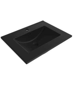 Умывальник (раковина) MEXEN ATENA 61 BLACK MATT врезной черный (MEX-25016070)